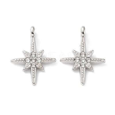 Alloy with Rhinestone Pendants FIND-B028-16P-1