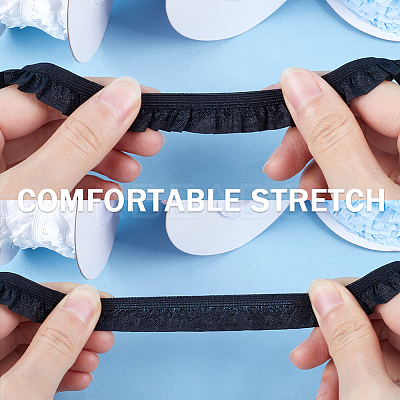 10 Yards Flat Chinlon Elastic Cord Trim OCOR-WH0070-75D-1