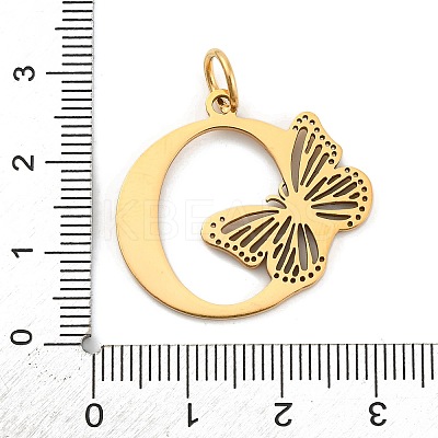 Ion Plating(IP) 201 Stainless Steel Pendants STAS-N103-184G-O-1