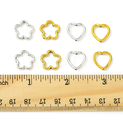 50Pcs Tibetan Style Alloy Bead Frame TIBEB-FS0001-11AG-1