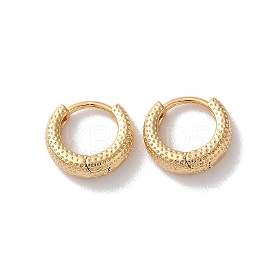 Texture Rings Brass Hoop Earrings for Women LS-EJEW-B056-02G-01-1