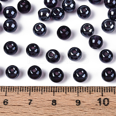 500Pcs Transparent Glass Seed Beads SEED-PA0001-08D-1