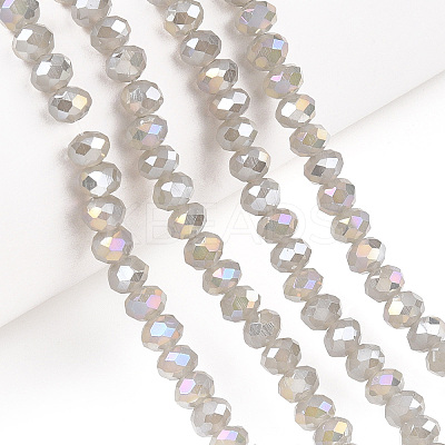 Electroplate Glass Beads Strands LS-EGLA-A034-J6mm-B09-1