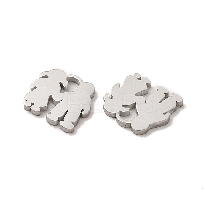 Non-Tarnish 304 Stainless Steel Charms STAS-M089-45P-1