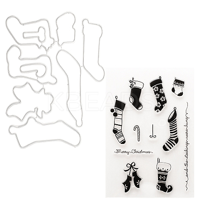 1 Sheet Silicone Clear Stamps DIY-GF0007-04-1