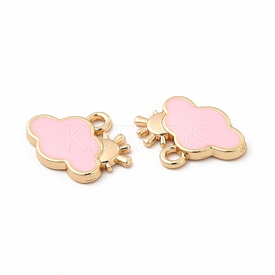 Alloy Enamel Charms FIND-A025-18G-02-1