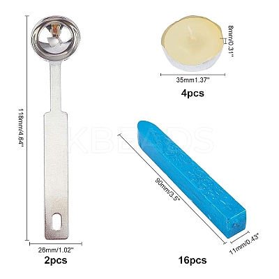 DIY Retro Vintage Wax Seal Making Kits DIY-CP0001-85-09-1