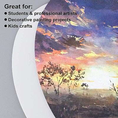Wood and Linen Painting Canvas Panels DIY-NB0001-72A-1