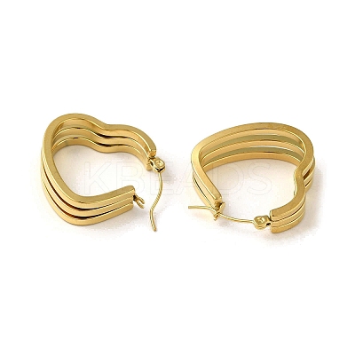 304 Stainless Steel Hoop Earrings for Women EJEW-B054-19G-04-1