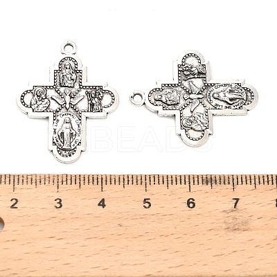 Tibetan Style Alloy Pendants FIND-C083-02B-AS-1