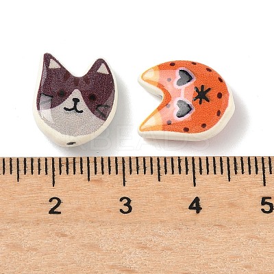 Spray Painted Alloy Beads LS-FIND-Z109-01D-1
