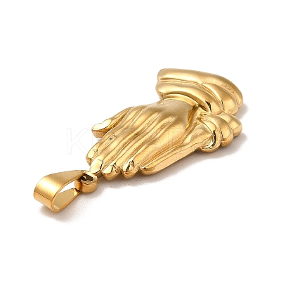 PVD Vacuum Plating 201 Stainless Steel Pendants STAS-P314-18G-1