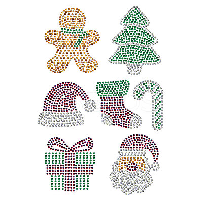 Glass Hotfix Rhinestone DIY-WH0303-396-1