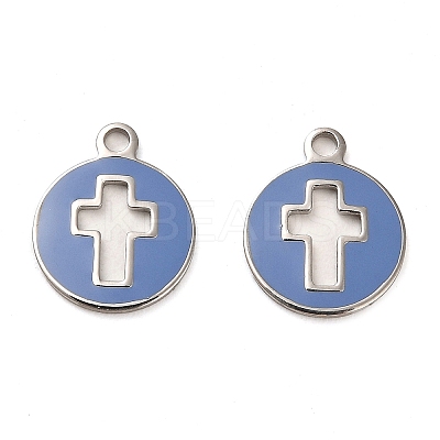 304 Stainless Steel Charms STAS-L022-092P-1