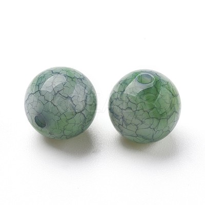 Crackle Acrylic Beads MACR-E025-20-8mm-1