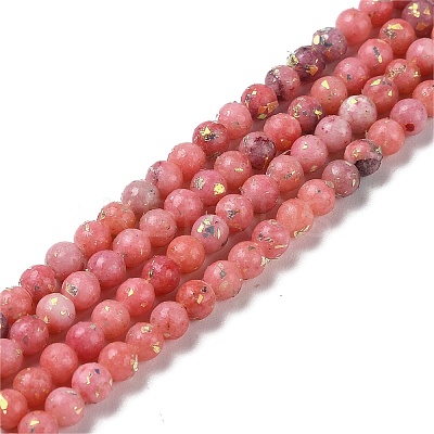 Assembled Natural Dolomite and Synthetic Opal Beads Strands G-Q017-G06-01E-1-1