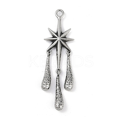 316 Surgical Stainless Steel Big Pendants X-STAS-G349-16AS-1