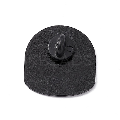 Cat with Word Alloy Brooch for Backpack Clothes JEWB-M024-02B-B-1