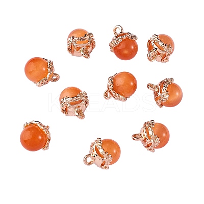 10Pcs Gemstone Charm Pendant Crystal Quartz Healing Natural Stone Pendants Buckle for Jewelry Necklace Earring Making Cra JX599C-1