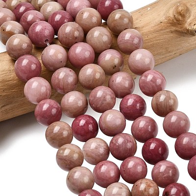 Natural Rhodonite Beads Strand GSR018-1
