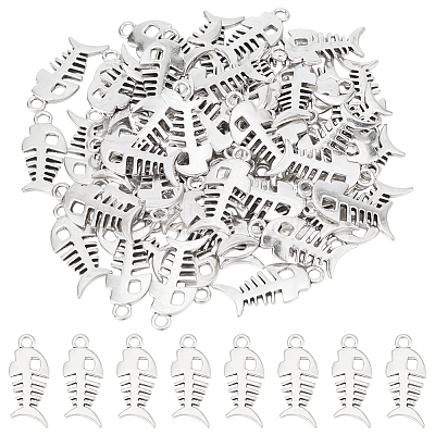 60Pcs Tibetan Style Alloy Pendants TIBEP-LP0001-05-1