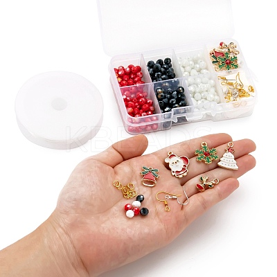 DIY 4 Pairs Earring/Bracelets Making Kits DIY-FS0001-41-1