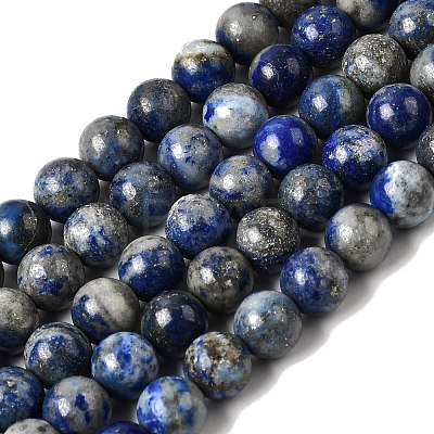 Natural Lapis Lazuli Beads Strands LS-G-A163-07-6mm-1