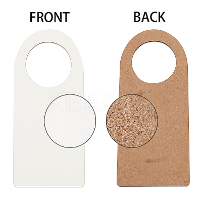 Unfinished Natural Wood Door Knob Hangers DIY-CN0001-16-1