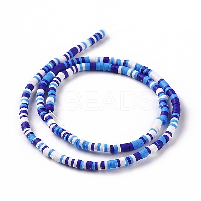 Handmade Polymer Clay Beads Strands CLAY-R089-3mm-001-1