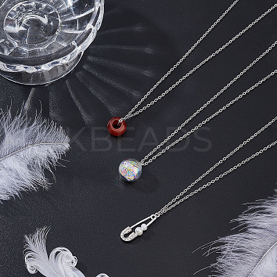304 Stainless Steel Necklace MAK-PH0003-02-1