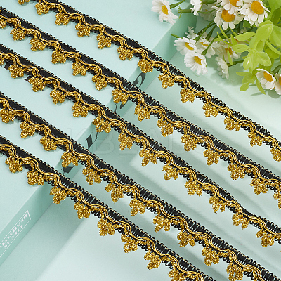 24Yards Filigree Polyester Lace Trim OCOR-GF0005-28D-1