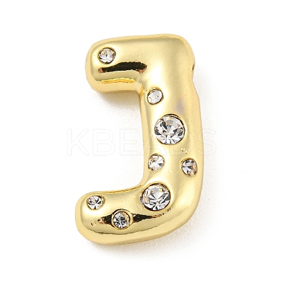 Brass Micro Pave Clear Cubic Zirconia Pendants KK-E093-04G-J-1