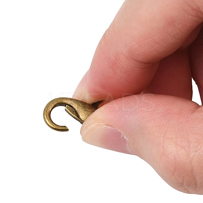 Zinc Alloy Lobster Claw Clasps X-E106-AB-NR-1