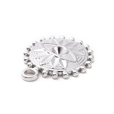 Tarnish Resistant 304 Stainless Steel Pendant Rhinestone Settings STAS-G287-16P-1