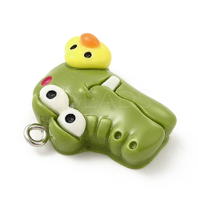 Opaque Resin Pendants CRES-B007-01A-1