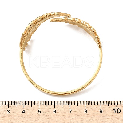 304 Stainless Steel Cuff Bangles for Women BJEW-B120-07G-01-1