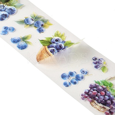Fruits PET Self-Adhesive Stickers DIY-K074-11C-1