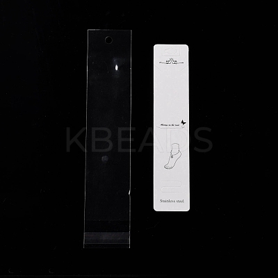 Paper anklet Display Cards OPP-C002-09C-1