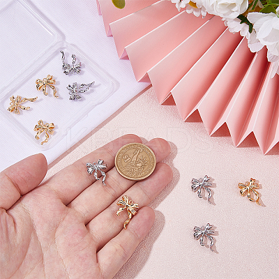 10Pcs 2 Colors Brass Pendants KK-HS0001-86-1
