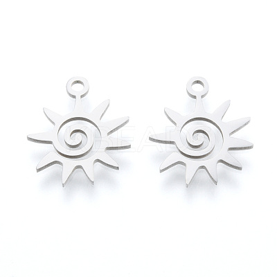 Non-Tarnish 201 Stainless Steel Charms STAS-N090-LA995-1-1