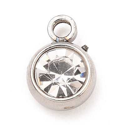 304 Stainless Steel Charms STAS-I165-04C-P-09-1