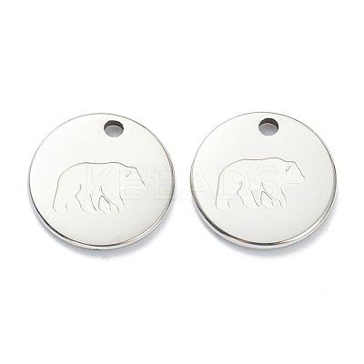 Non-Tarnish 304 Stainless Steel Charms X-STAS-P280-11P-1