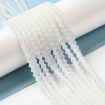 Imitation Jade Frosted Glass Bead Strands LS-EGLA-A039-J4mm-MD05-1