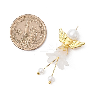 Frosted Acrylic Pendants PALLOY-JF04047-1