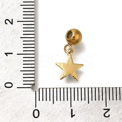 Ion Plating(IP) 304 Stainless Steel Rhinestone Pendants STAS-A104-12G-02-1