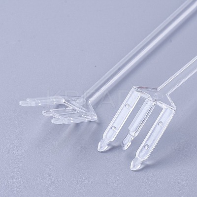 Plastic Floral Picks AJEW-PH0017-13-1