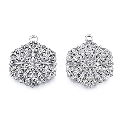 Non-Tarnish 201 Stainless Steel Pendants X-STAS-N098-206P-1