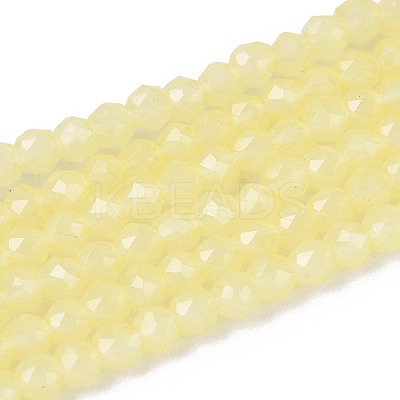 Imitation Jade Glass Beads Strands GLAA-T028-2mm-11H-1