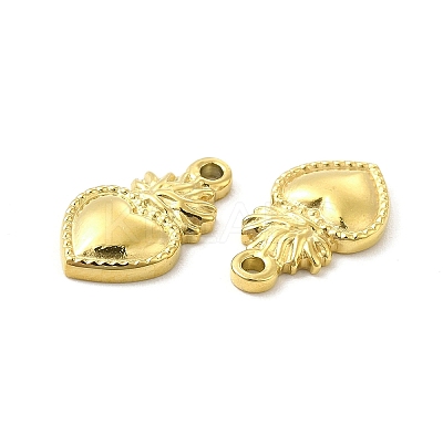 Ion Plating(IP) 304 Stainless Steel Charms STAS-F284-14G-1