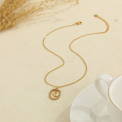 304 Stainless Steel Pendant Necklaces WG7F8A7-02-1
